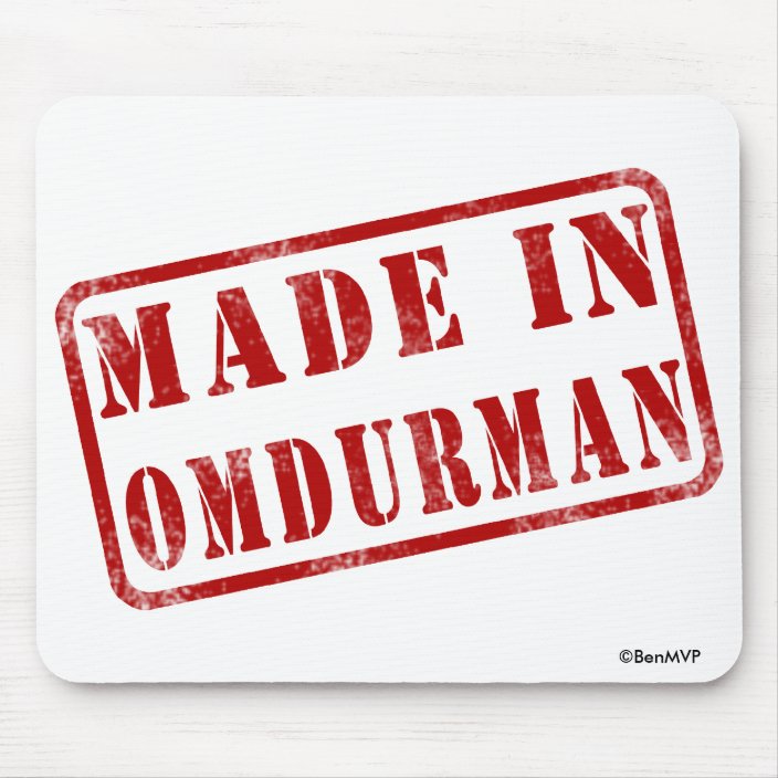 Made in Omdurman Mousepad