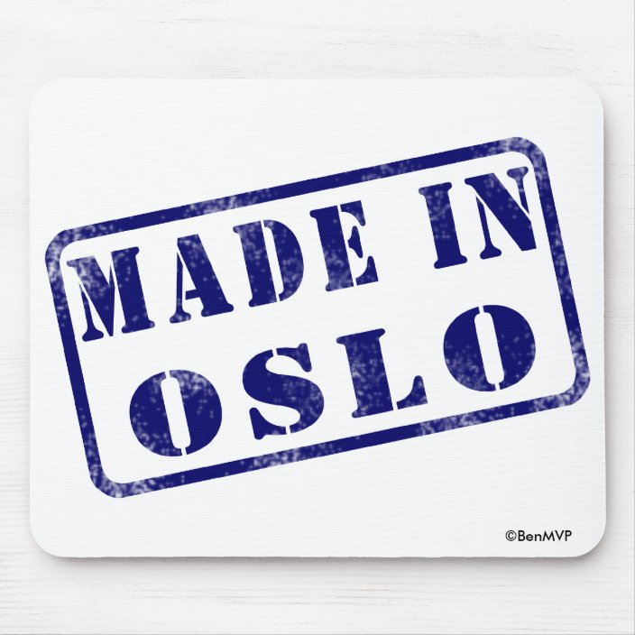 Made in Oslo Mousepad