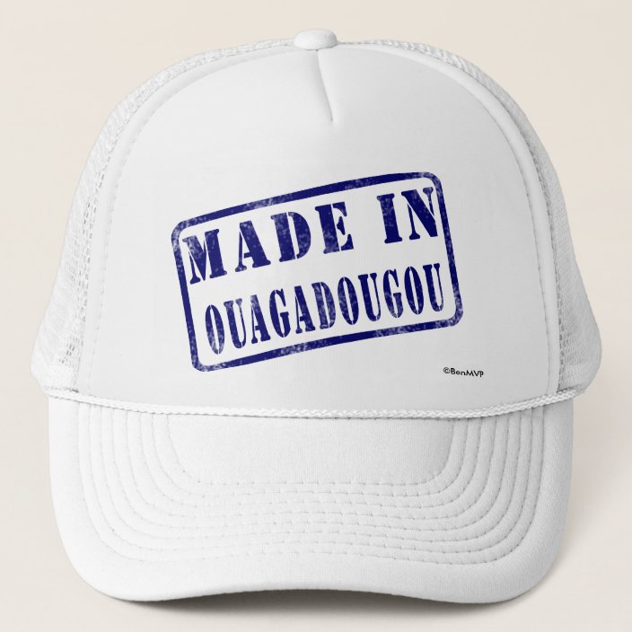 Made in Ouagadougou Mesh Hat