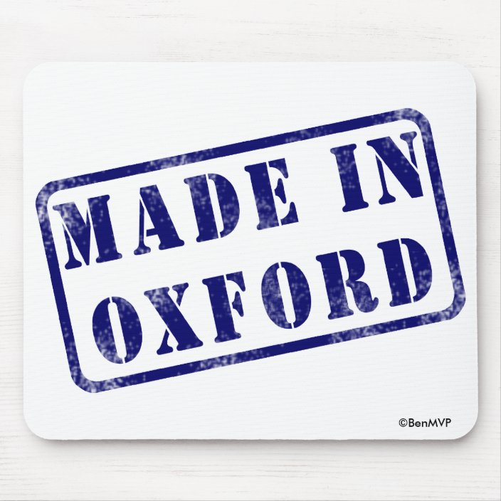 Made in Oxford Mouse Pad
