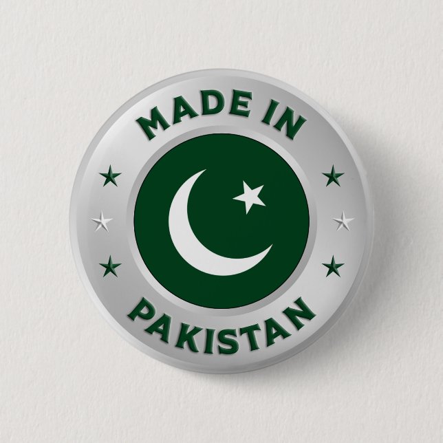 Made In Pakistan Button (Front)