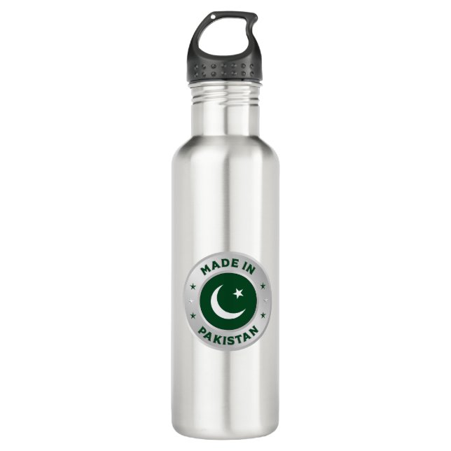 Made In Pakistan Stainless Steel Water Bottle (Front)