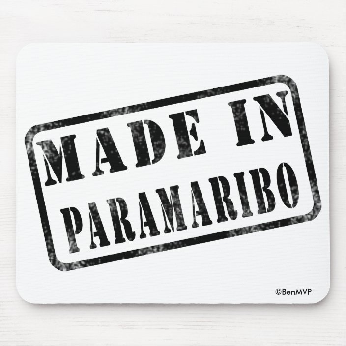 Made in Paramaribo Mouse Pad