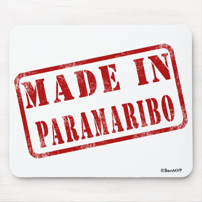 Made in Paramaribo Mousepad