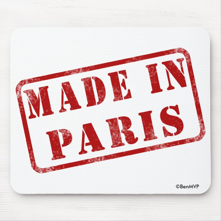 Made in Paris Mouse Pad
