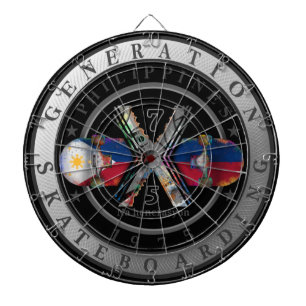Made in Philippines 1975 Logo Dart Board