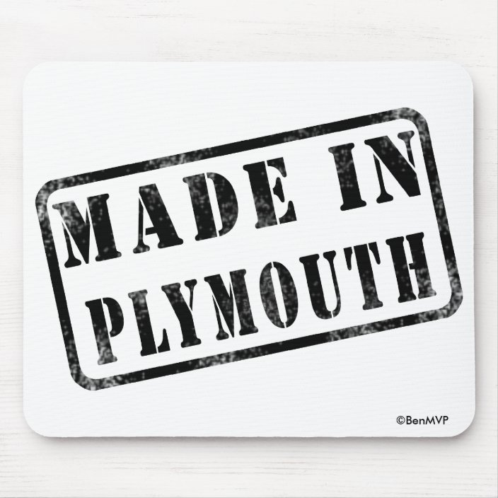 Made in Plymouth Mousepad