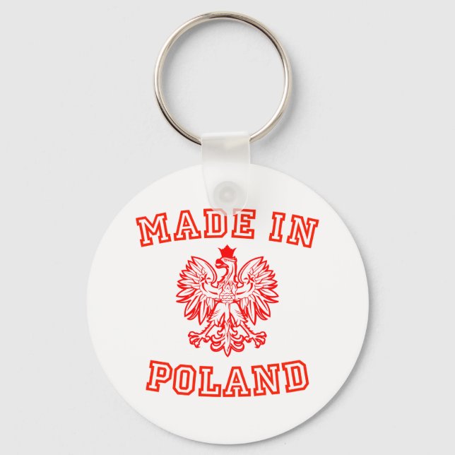 Made In Poland Keychain (Front)