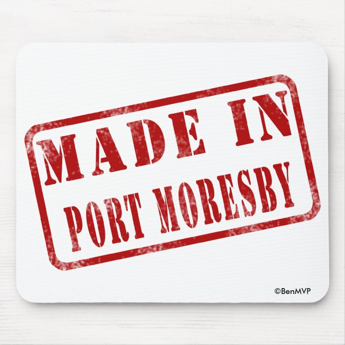 Made in Port Moresby Mousepad