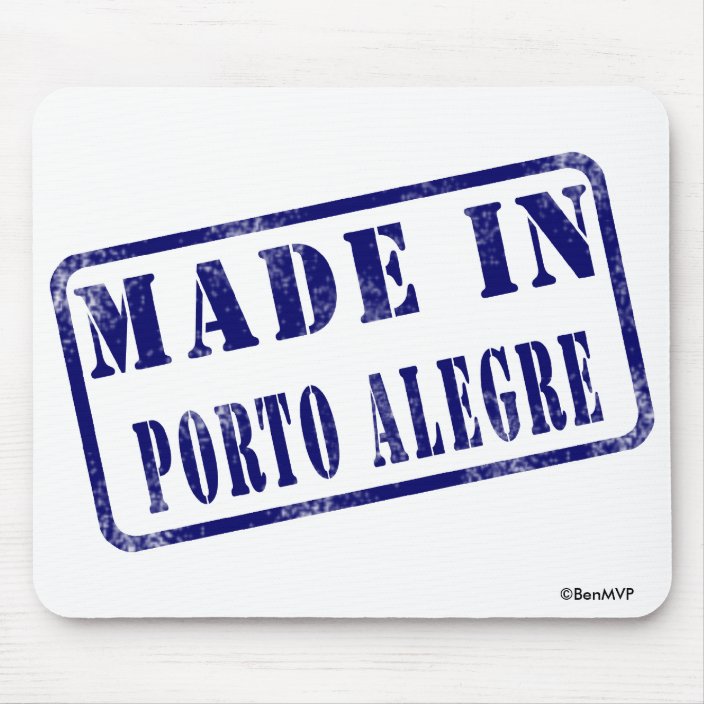 Made in Porto Alegre Mouse Pad