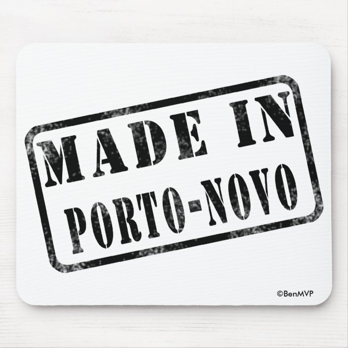 Made in Porto-Novo Mouse Pad