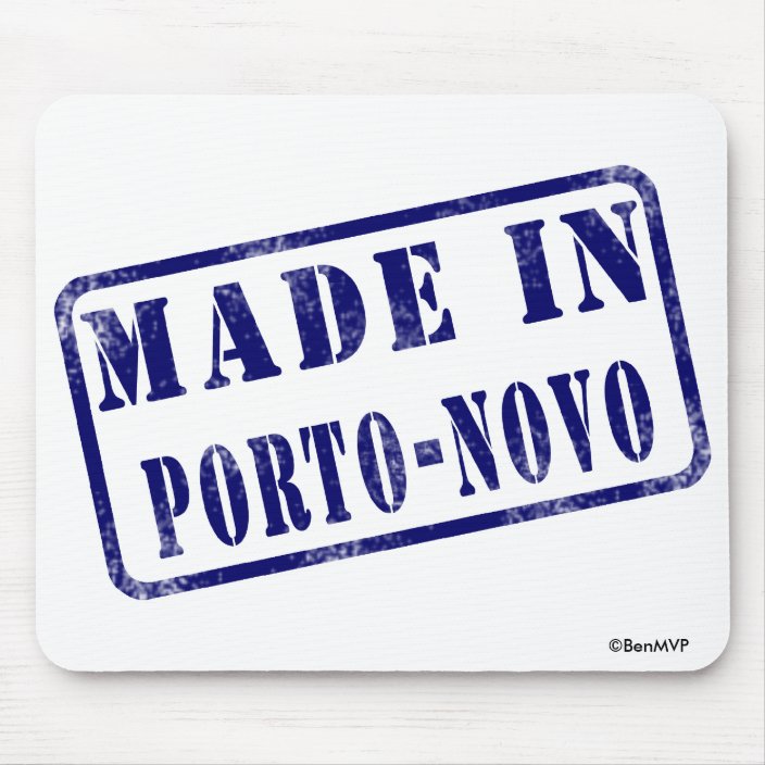 Made in Porto-Novo Mousepad