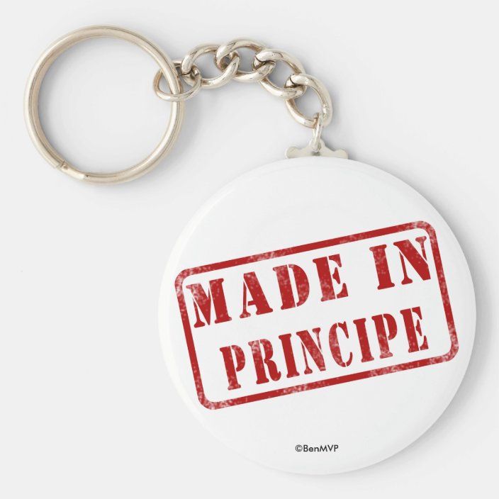 Made in Principe Key Chain