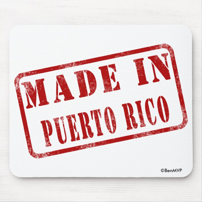 Made in Puerto Rico Mouse Pad