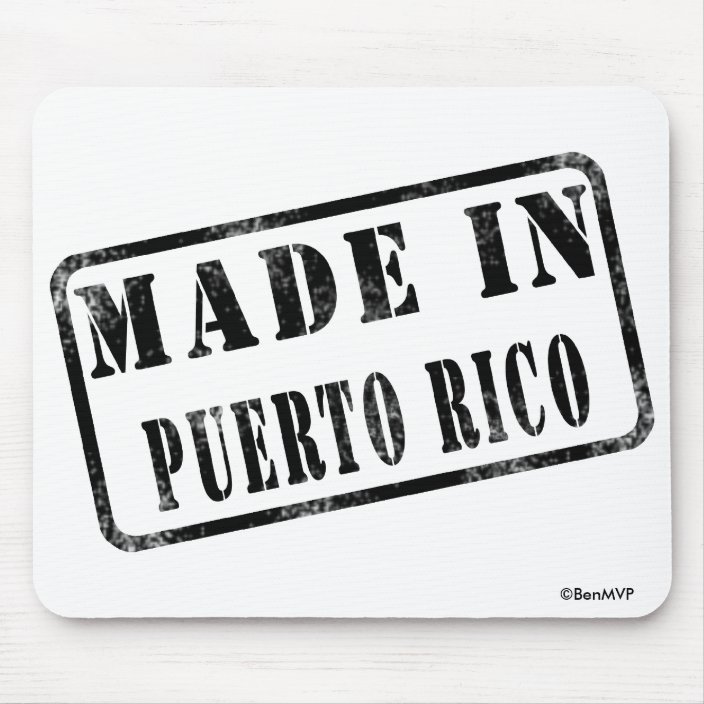 Made in Puerto Rico Mouse Pad