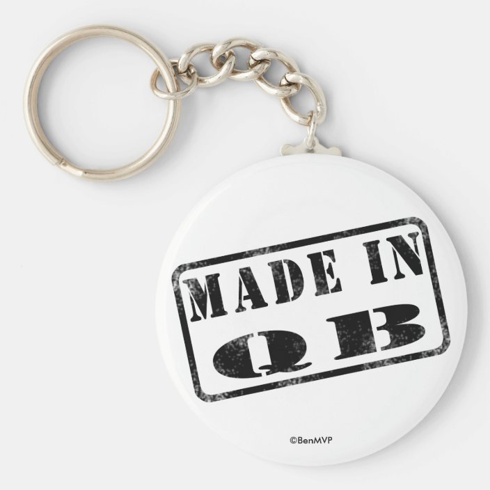 Made in QB Keychain