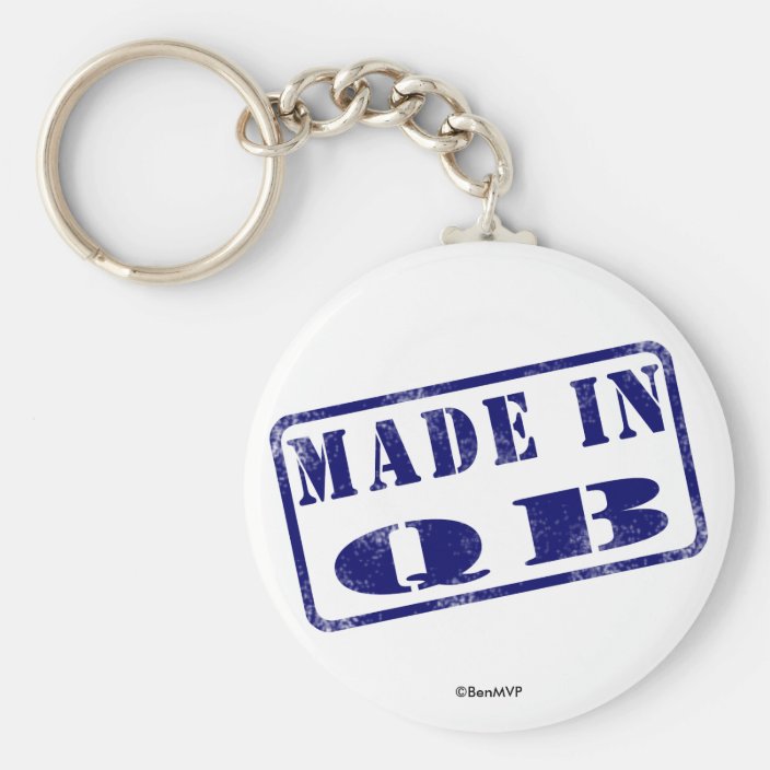 Made in QB Keychain