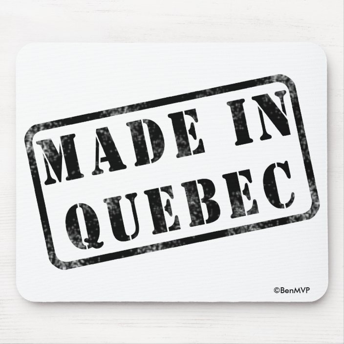 Made in Quebec Mousepad