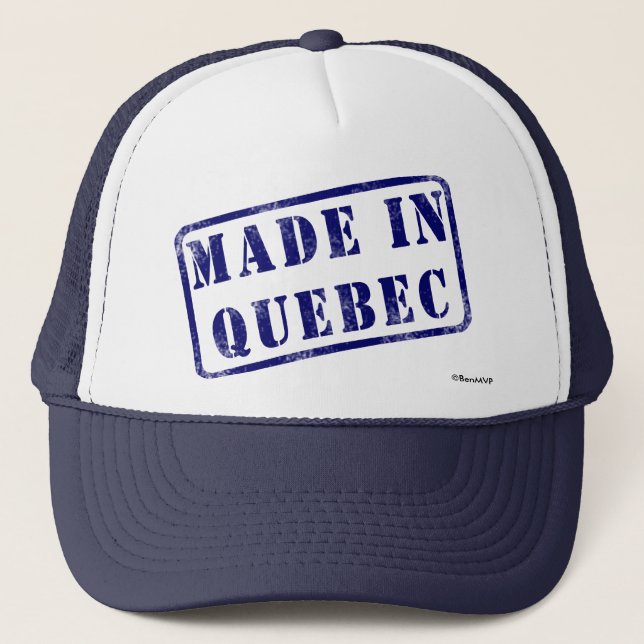 Made in Quebec Trucker Hat (Front)