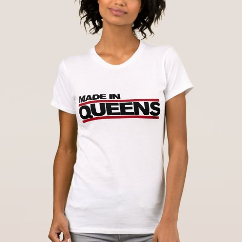 MADE IN QUEENS NYC Ladies Ringer Shirt