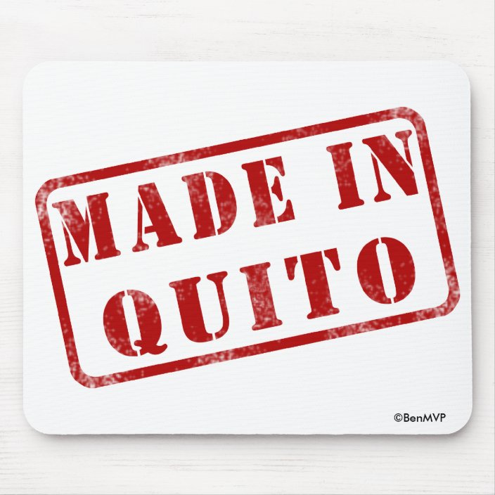 Made in Quito Mouse Pad