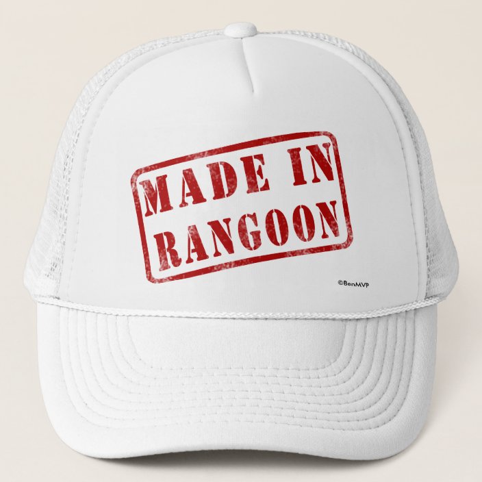 Made in Rangoon Trucker Hat
