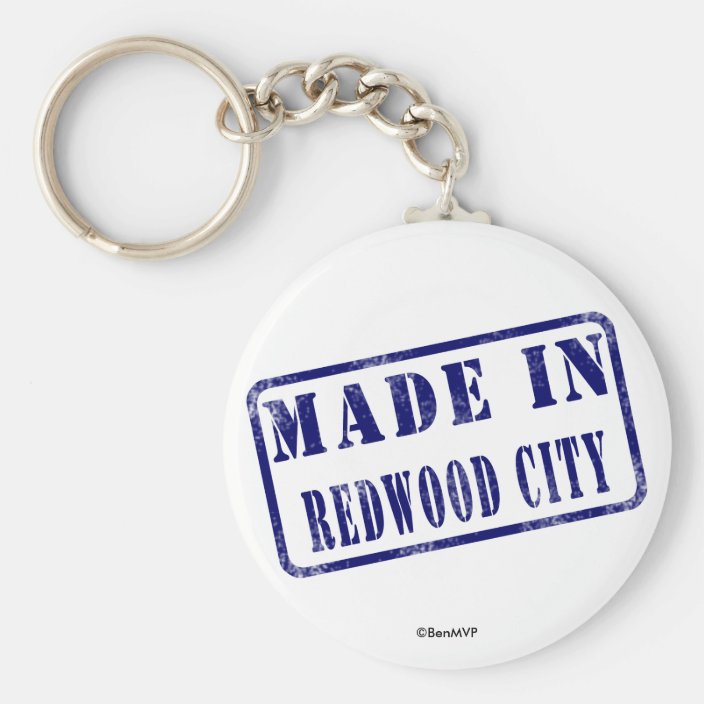 Made in Redwood City Key Chain
