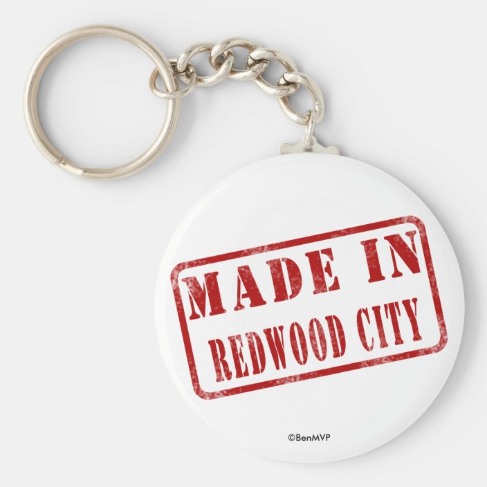 Made in Redwood City Keychain