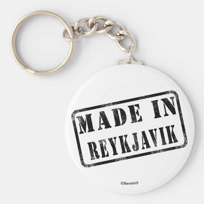 Made in Reykjavik Key Chain