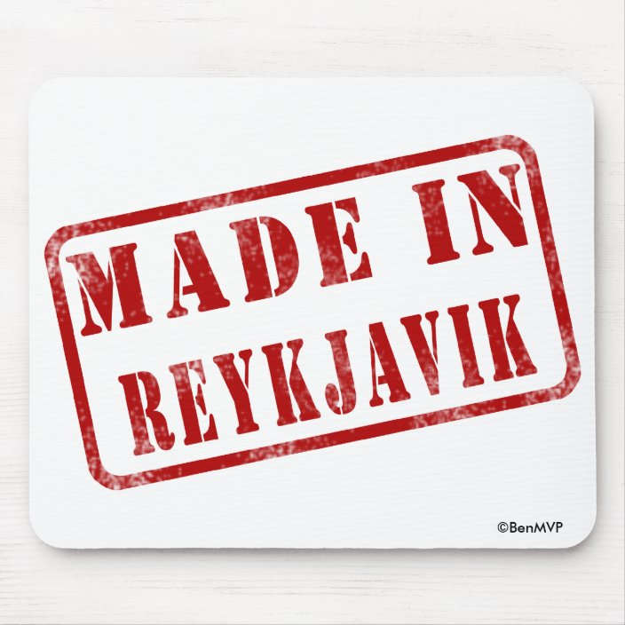 Made in Reykjavik Mouse Pad