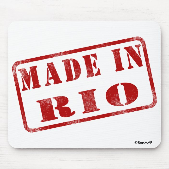 Made in Rio Mousepad