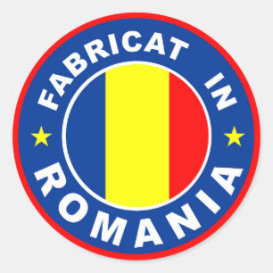 made in romania flag fabricat romanian label