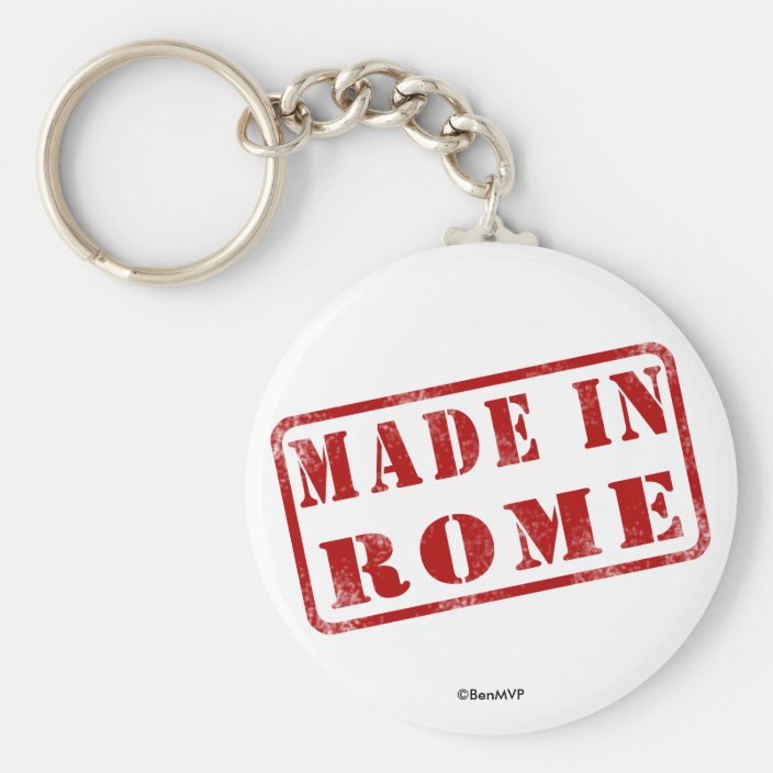 Made in Rome Keychain