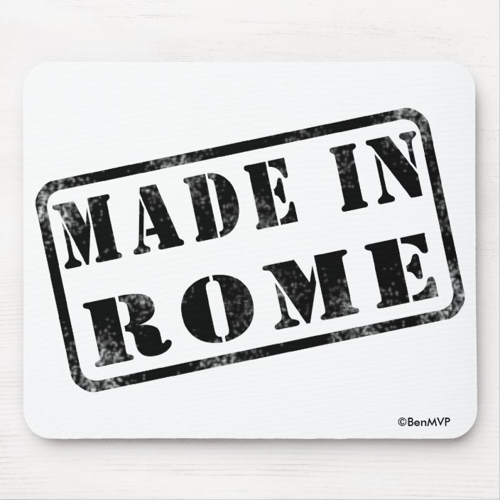Made in Rome Mouse Pad