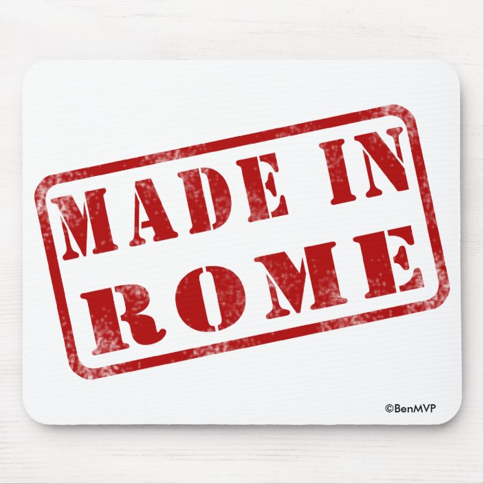Made in Rome Mousepad