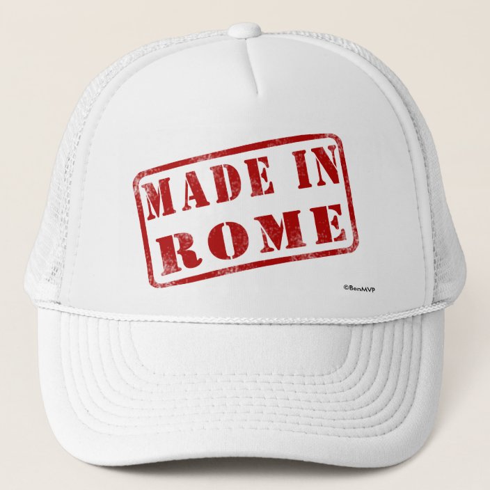 Made in Rome Trucker Hat