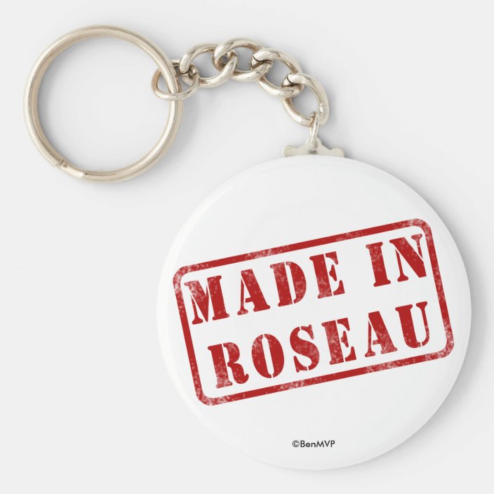 Made in Roseau Keychain
