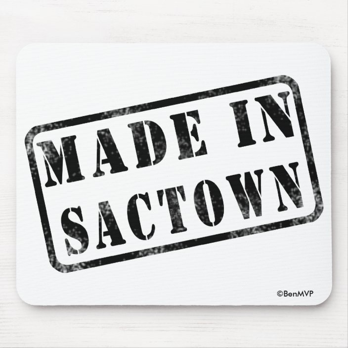 Made in Sactown Mousepad