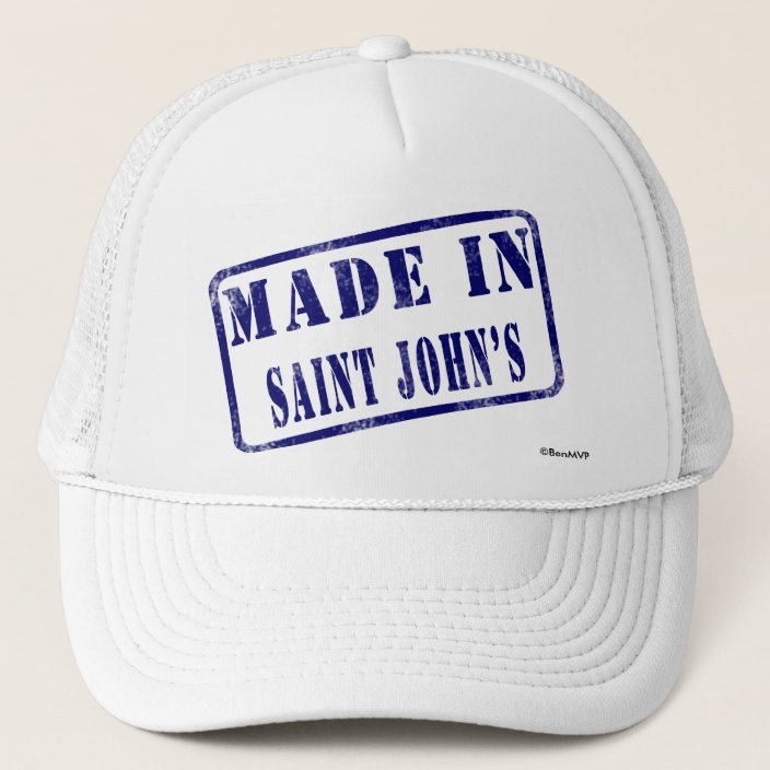 Made in Saint John's Trucker Hat