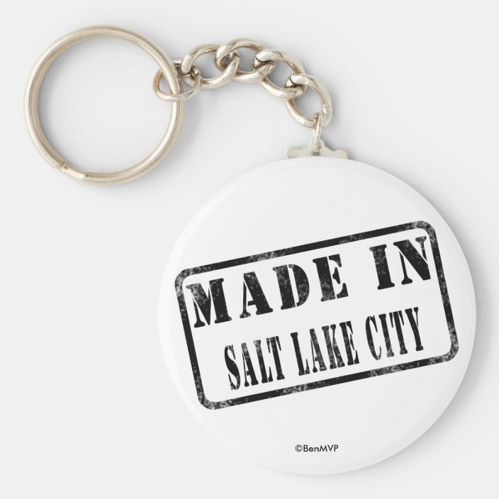 Made in Salt Lake City Keychain
