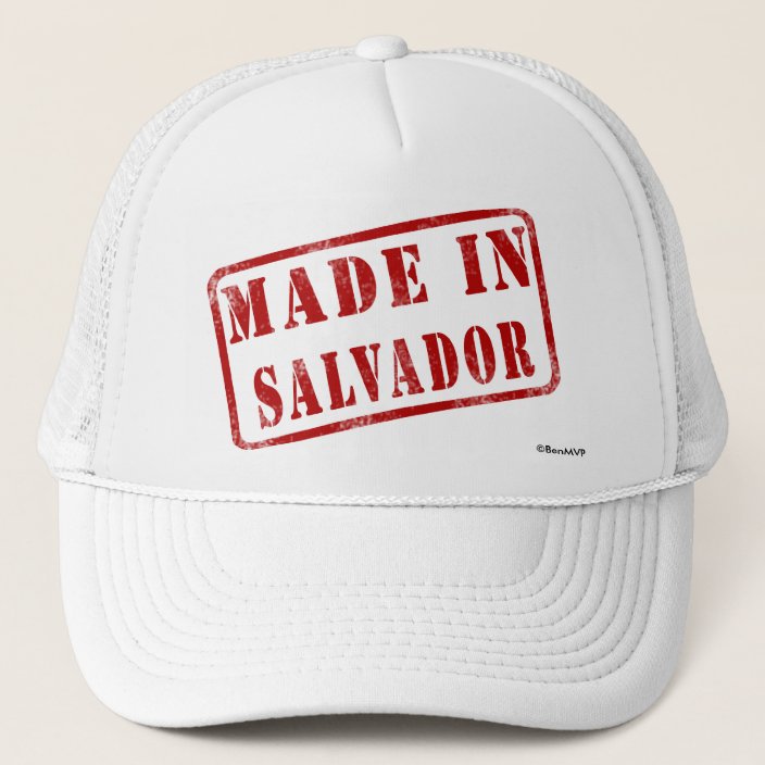 Made in Salvador Trucker Hat