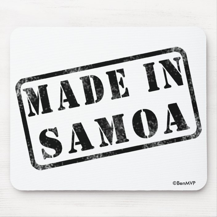 Made in Samoa Mousepad