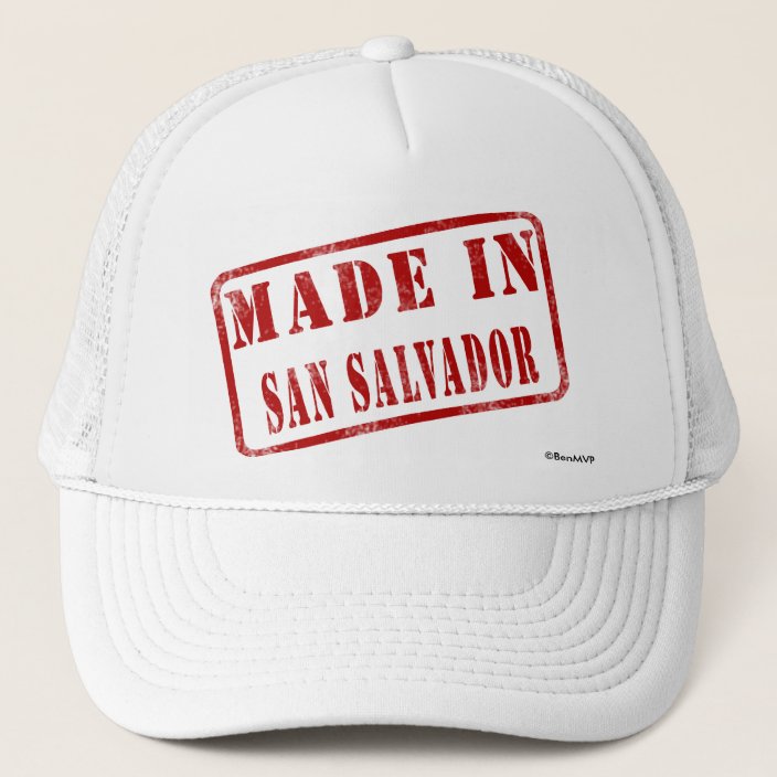 Made in San Salvador Hat