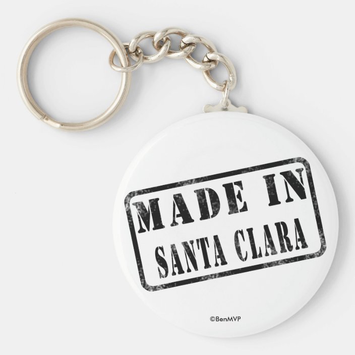 Made in Santa Clara Keychain