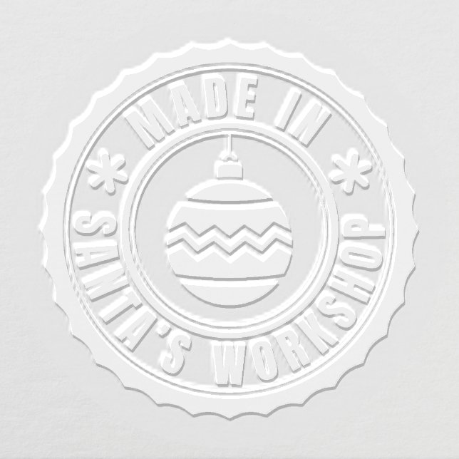 Made In Santa's Workshop Christmas Decoration Embosser (Design)