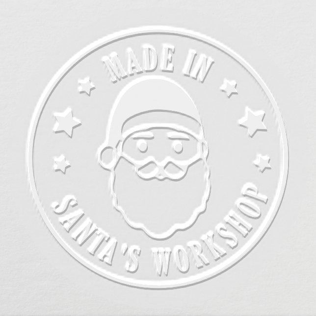 Made In Sant'as Workshop Christmas Holidays Embosser (Design)