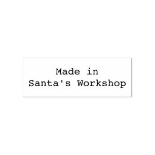 Made In Santa's Workshops Self-inking Stamp