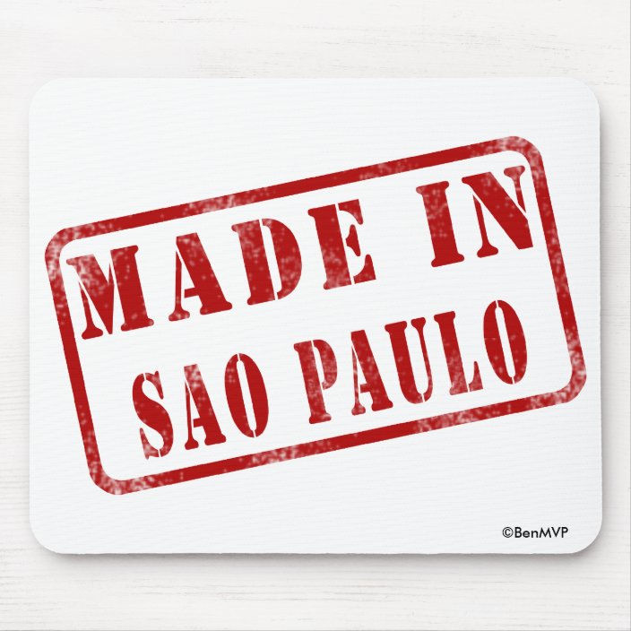 Made in Sao Paulo Mouse Pad