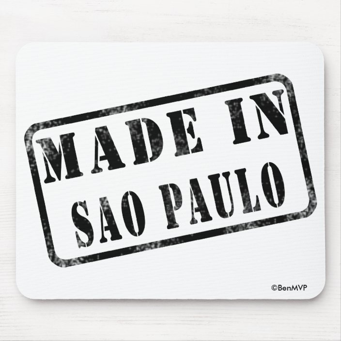 Made in Sao Paulo Mousepad