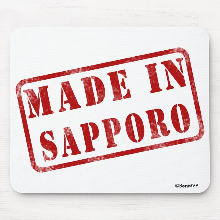 Made in Sapporo Mouse Pad